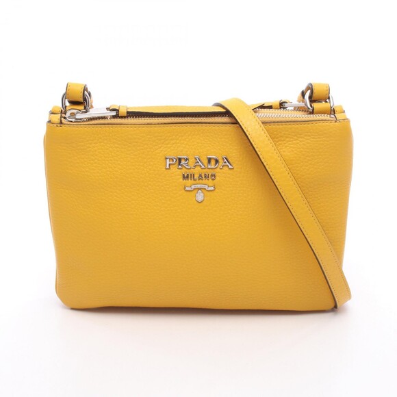 Prada Handbags - Prada Metal Logo Shoulder Crossbody Bag #367362P80B